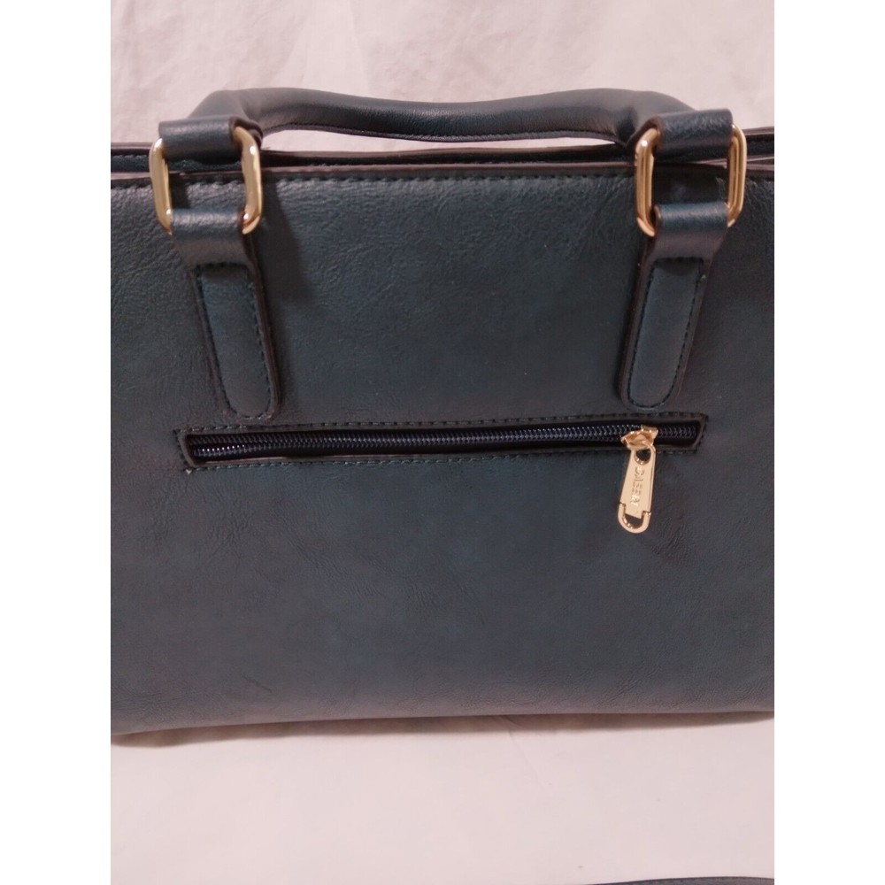 Dasein Handbag Large Satchel Shoulder Bag Purse with Matching Wristlet Teal - Picture 3 of 16